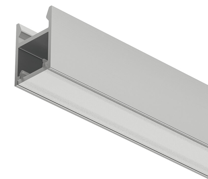 Alttan montaj için profil, 8 mm şerit LED aydınlatmalar için Häfele Loox5 profil 2103