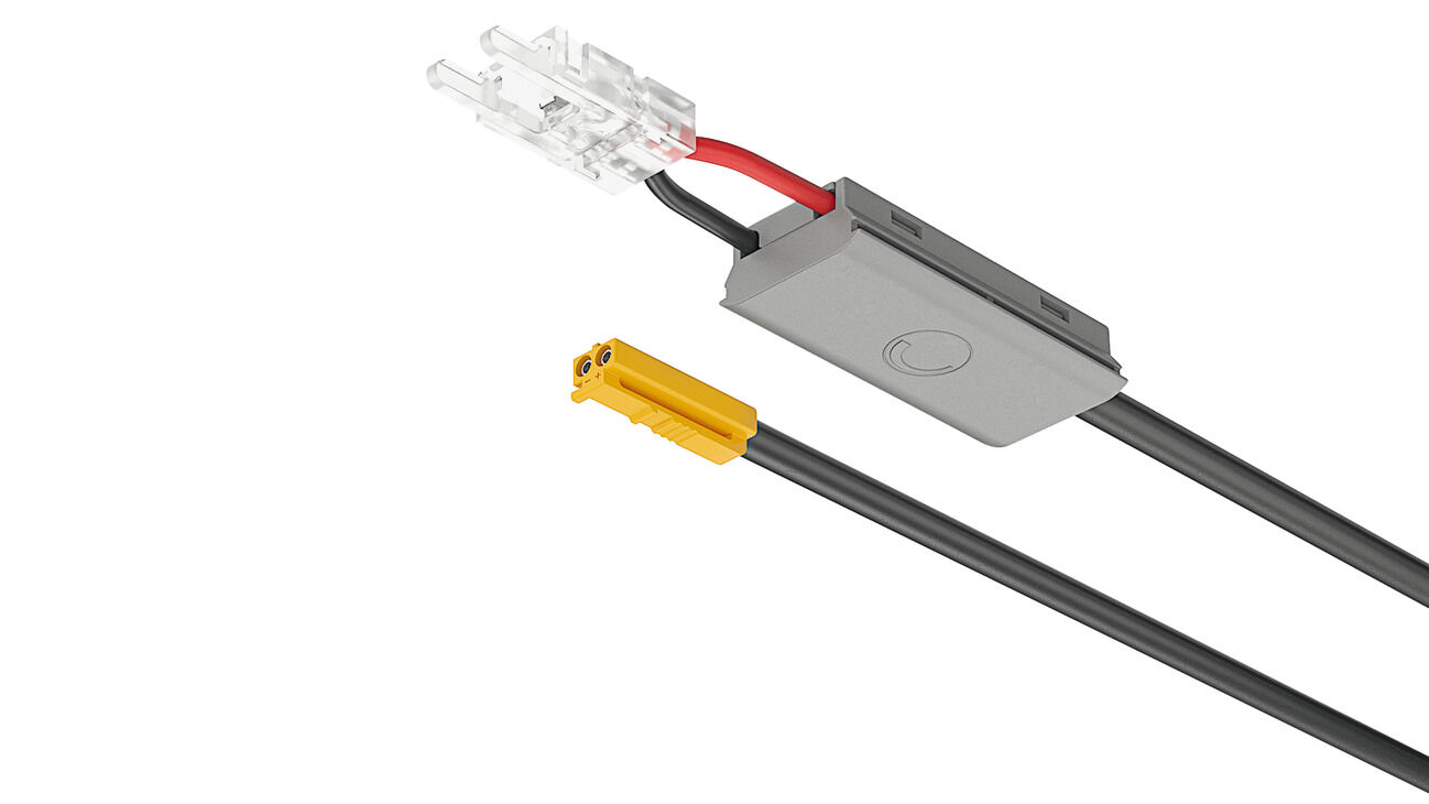 Entegre dimmer anahtar, Häfele Loox5 12 V 2 pimli (monokrom)