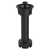 PFT11 Baza ayağı vidalı, siyah 150mm