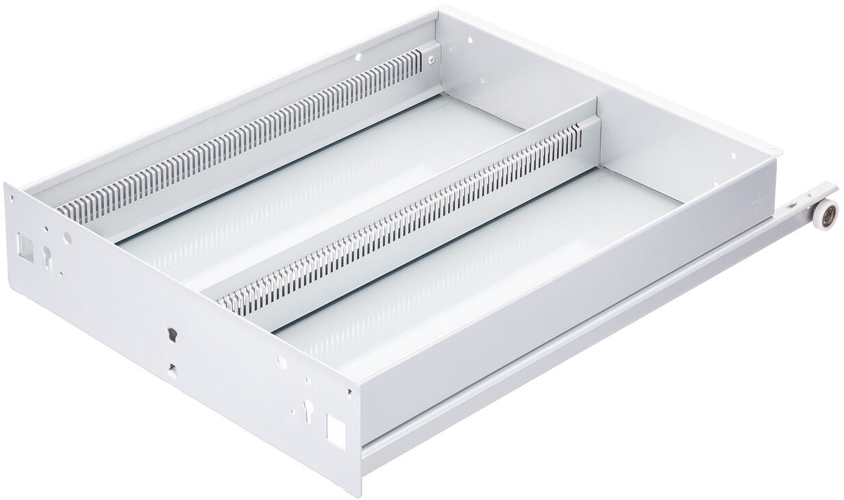 Çekmece, Merkezî separatör ve akrilik cam bazı ile