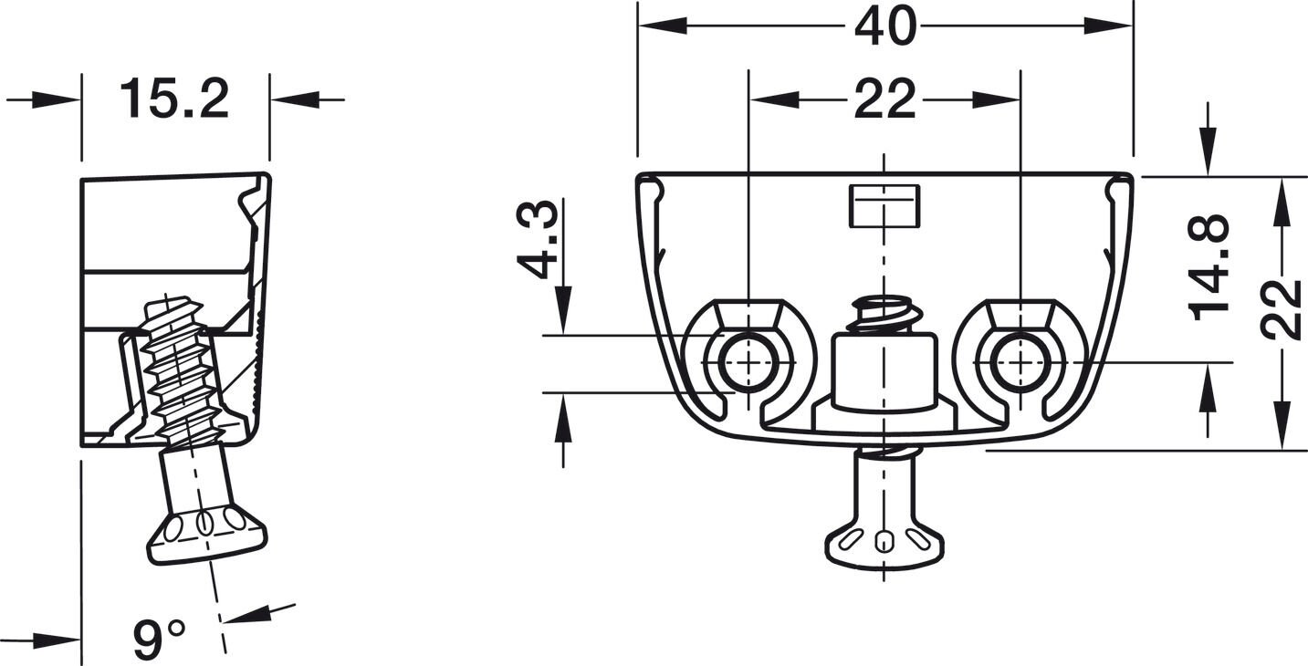RV/O Üst eleman, RV/O üst eleman, klips imkanlı 2