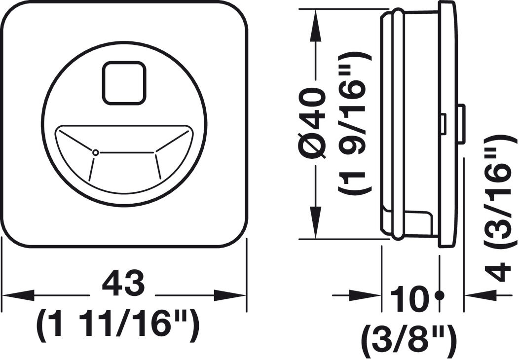 Hareket Sensörü, Häfele Connect Mesh, 24 V 4