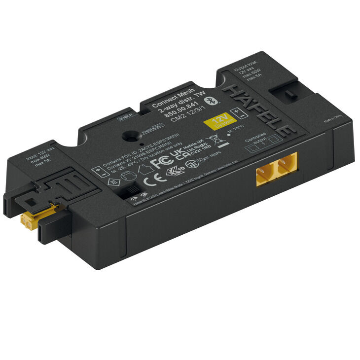 Dağıtıcı, Häfele Connect Mesh, 2 Çıkışlı Sensör Girişli, Multi-Beyaz (3-Pimli), 24 V