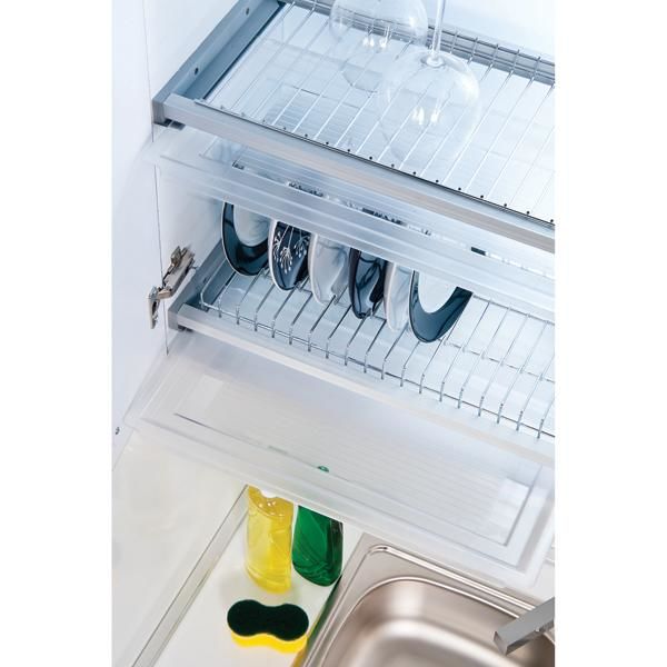 Bardaklık Sabit Tepsili Krom Parlak 80cm