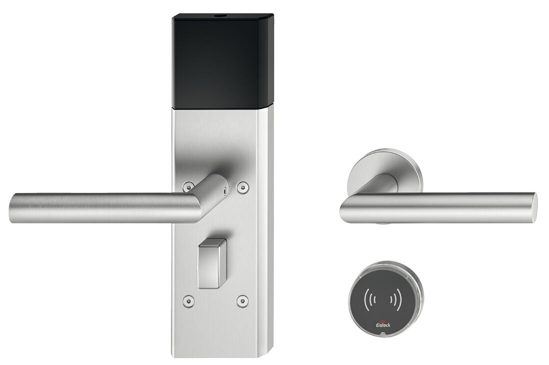 Kapı terminal seti, Häfele Dialock DT 710c, çevirmeli kapı kollu
