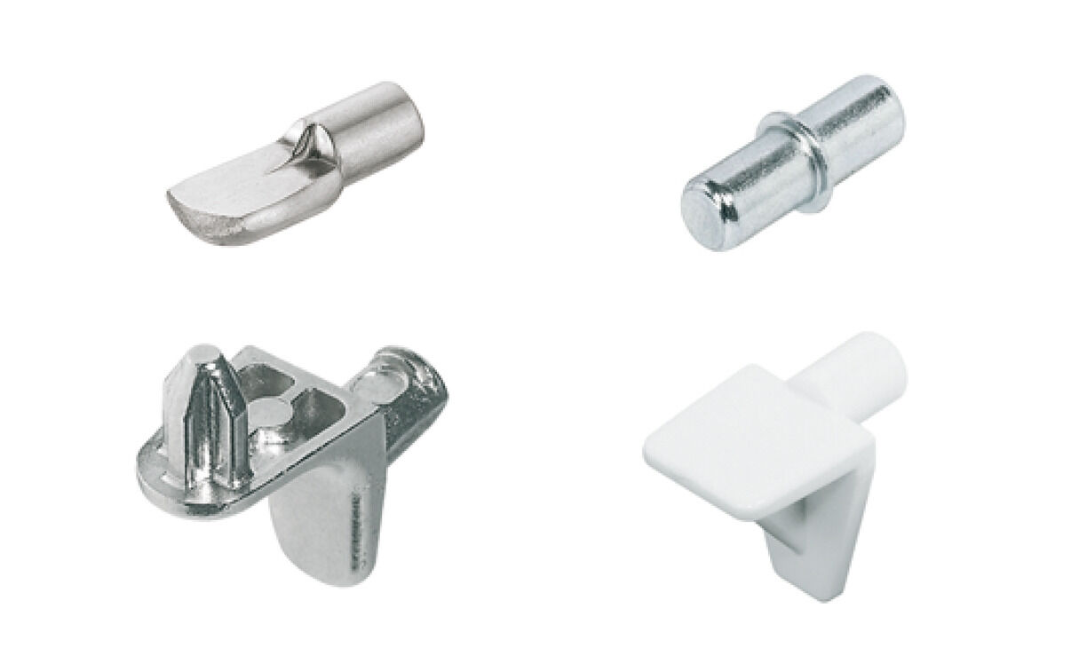 Shelf support pl.white 5mm