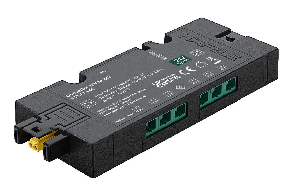 Konvertör, Häfele Loox5, 12 V - 24 V