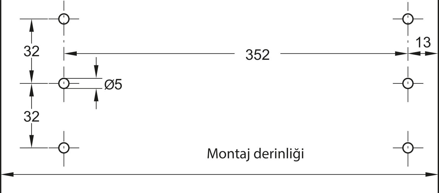 Çekmece Rayı, HÄFELE VARIANT-C, Çelik 3