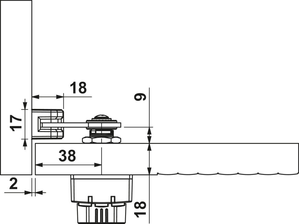 Rakam Kombinasyonlu Kilit, HÄFELE MINILOCK uygulama görseli