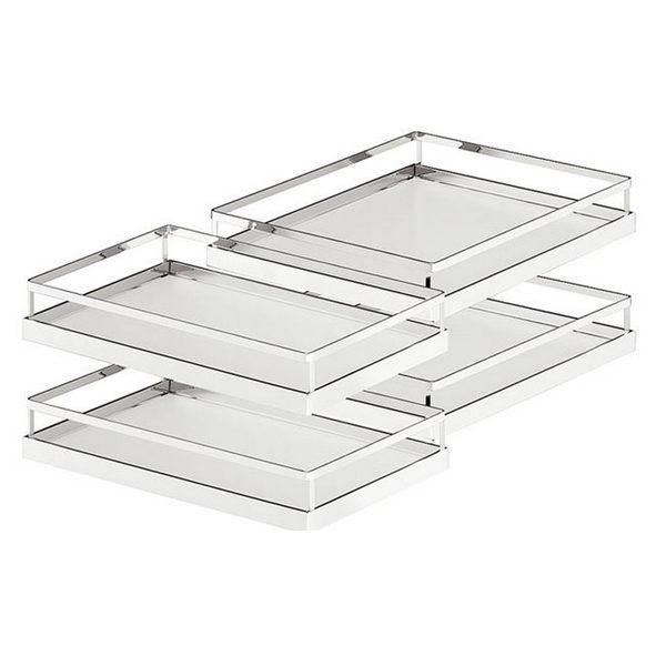 MAGIC CORNER Sepet Arena Style Krom 86cm