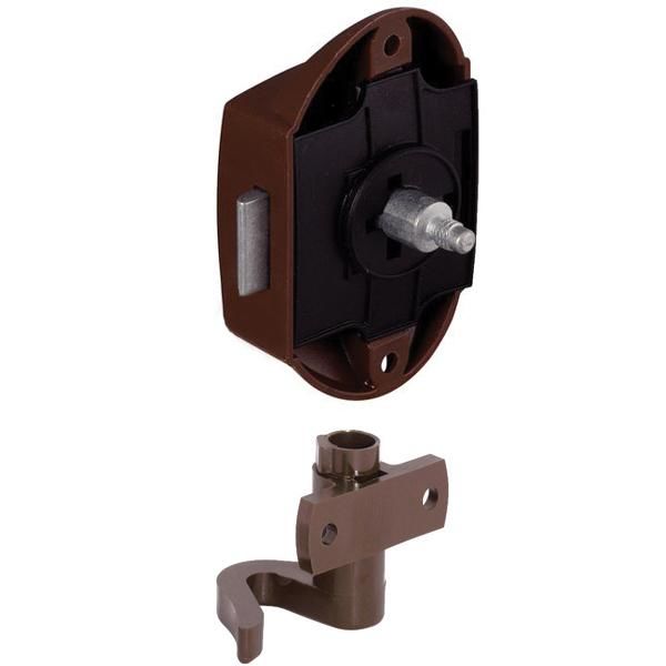 Basmalı İspanyolet Kilit Kahverengi 25mm