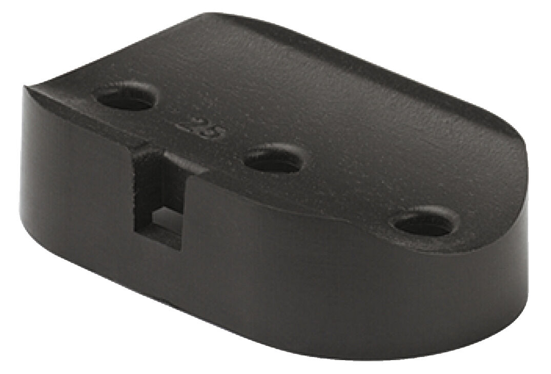 Taban elemanı, oval, koruyucu uçlar için 35 x 20 mm