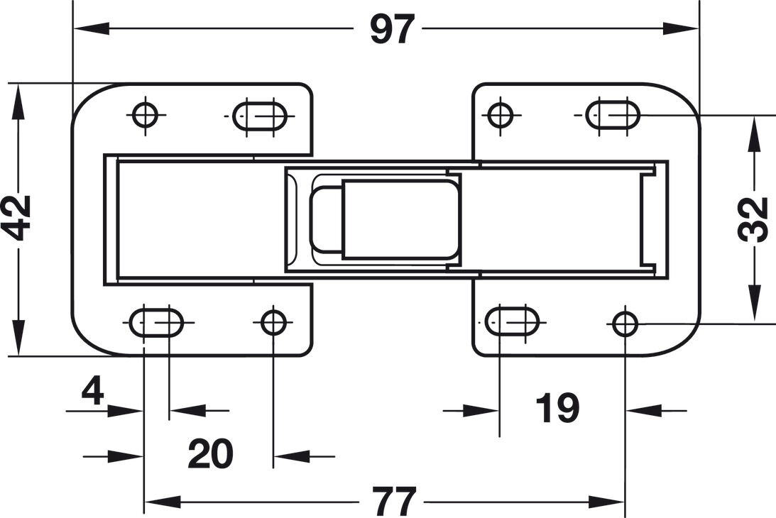 Tas Deliksiz Menteşe, Açılma Açısı 90° 3
