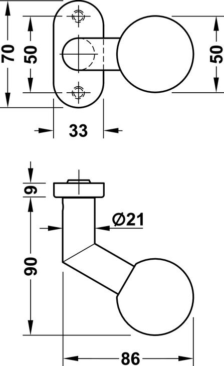 HӒFELE BALL-THIN II 2
