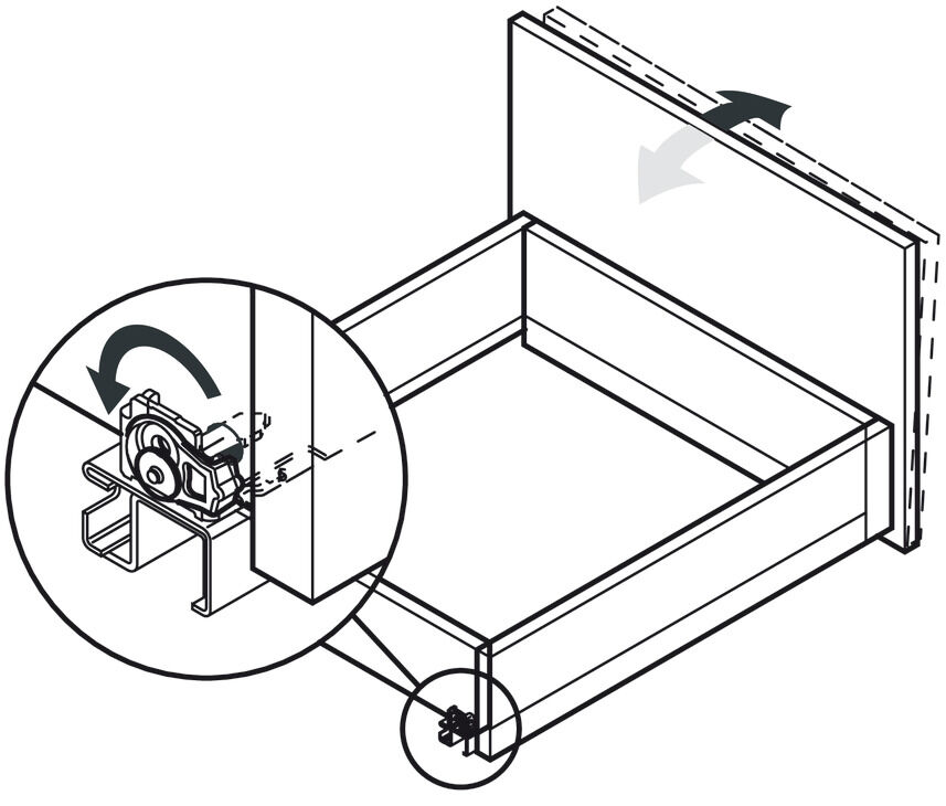 Gizli ray 30kg,tam açılım 350mm 3