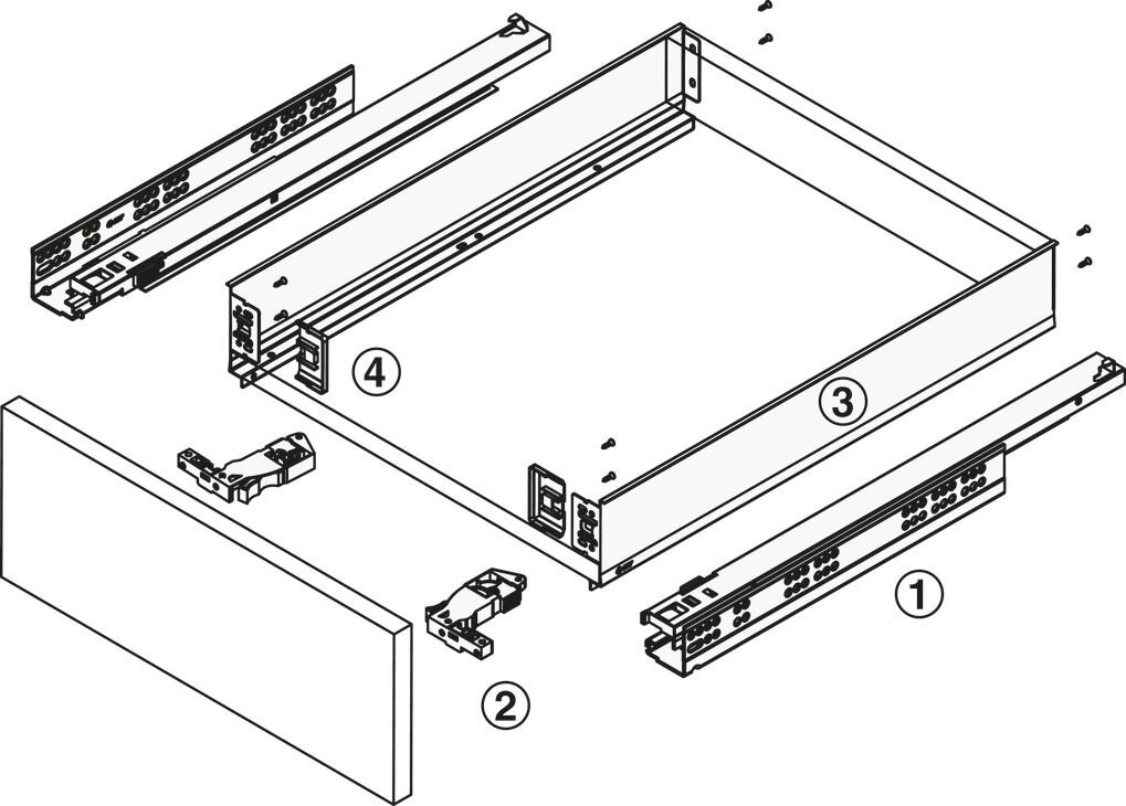Çekmece Sistemi, Häfele MINIMALIST 3