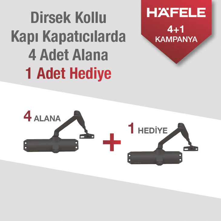 Dirsek Kollu Kapı Kapatıcı, Häfele DC 401 5