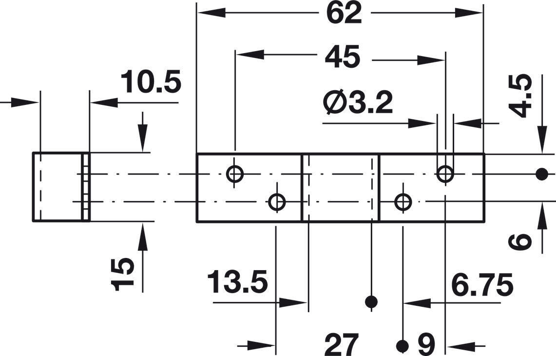 Çekmece bileşeni, merkezi kilit sistemi için, arka panel montajı 3