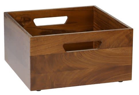 LEGRO Ahşap tepsi,235x235x60,koyu meşe