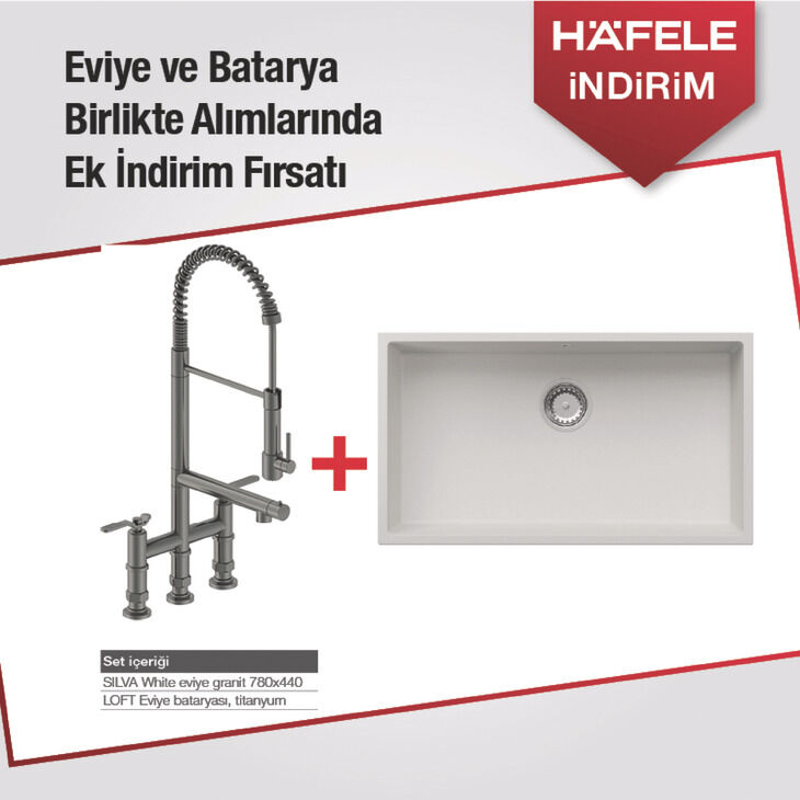 Eviye ve Batarya Seti, Häfele SILVA, Häfele LOFT Batarya