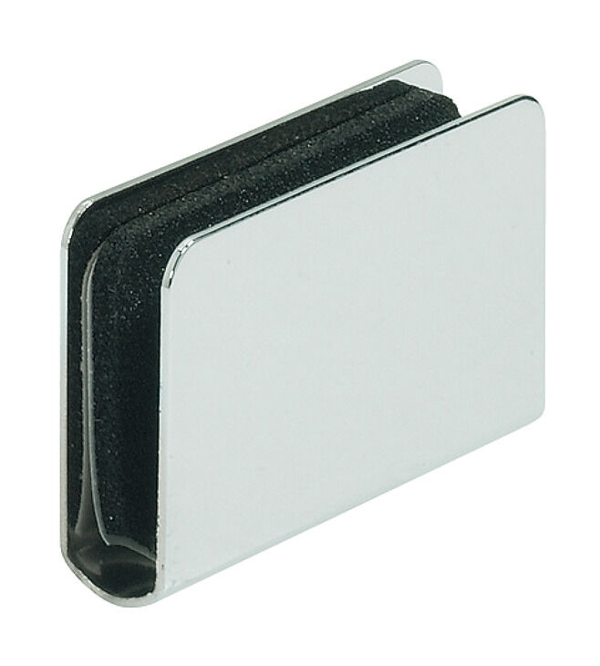 Karşı parça, basmalı mıknatıslı cam kapı için, 24,5 mm