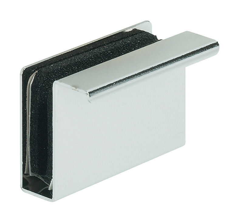 Kulplu karşı parça, Basmalı mıknatıs için, cam kapı, yükseklik 23 mm