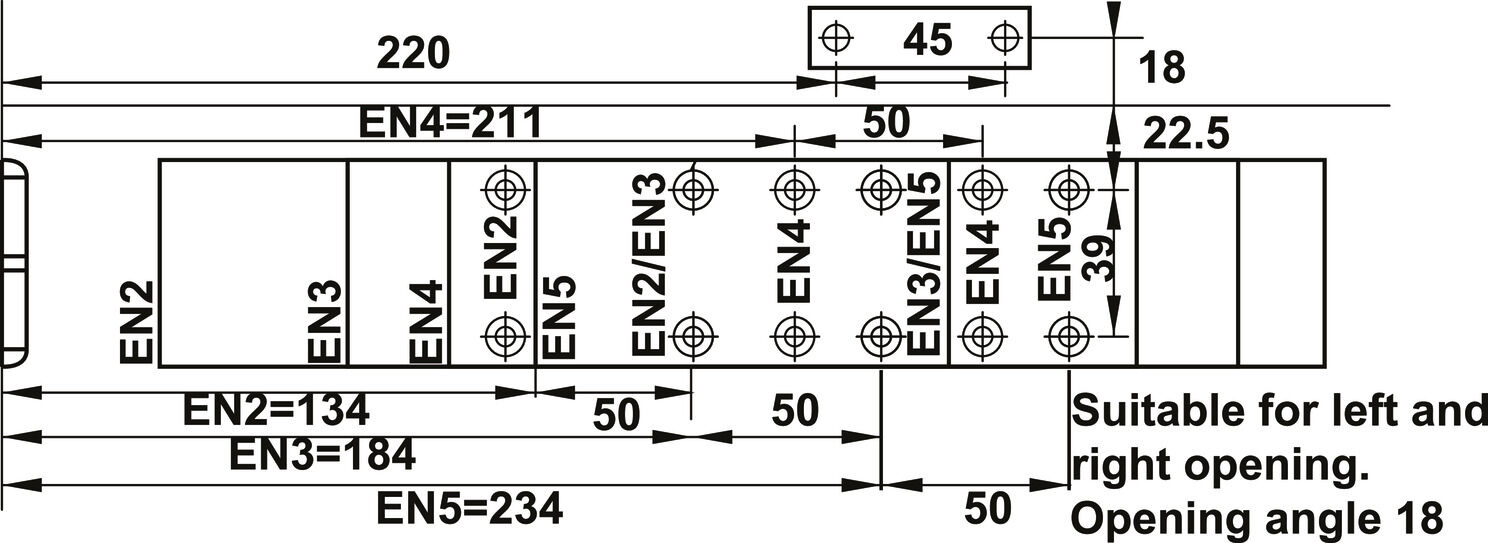 DC501 Kapı kapatıcı F EN 2-5 gümüş 4
