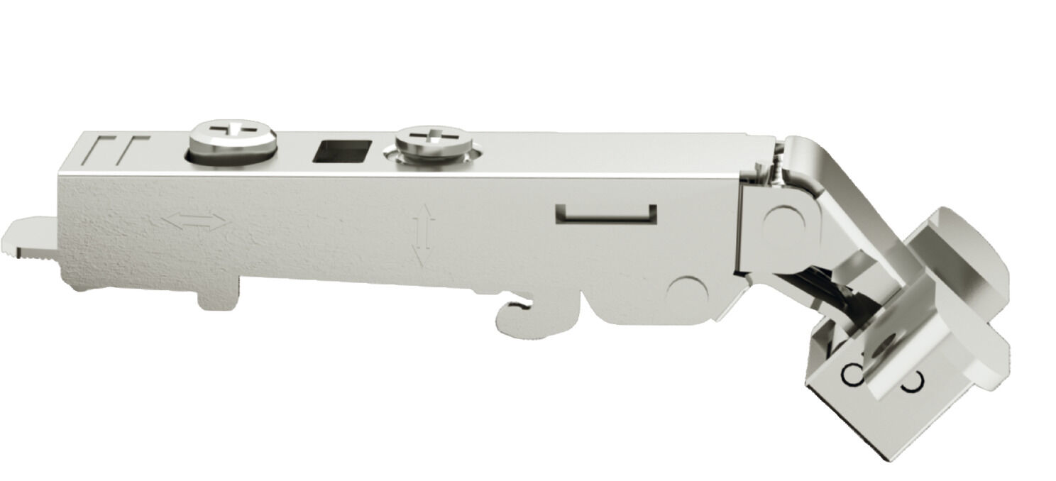 Gizli menteşe, Häfele Metalla 310 A/SM 110°, tam bini montajı