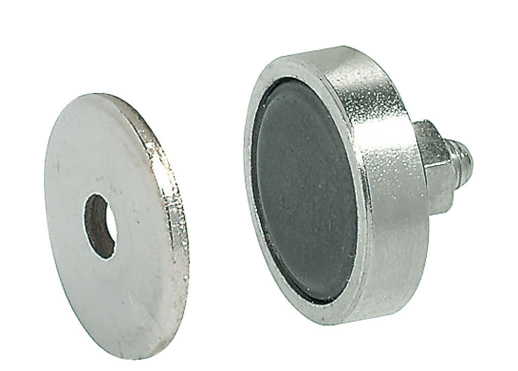 Mıknatıs, tutma gücü 3,0 kg, M5 diş, metal dolaplar için