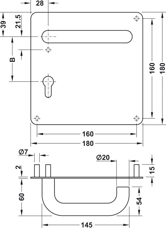 HӒFELE ROLAND-PLATE II 3