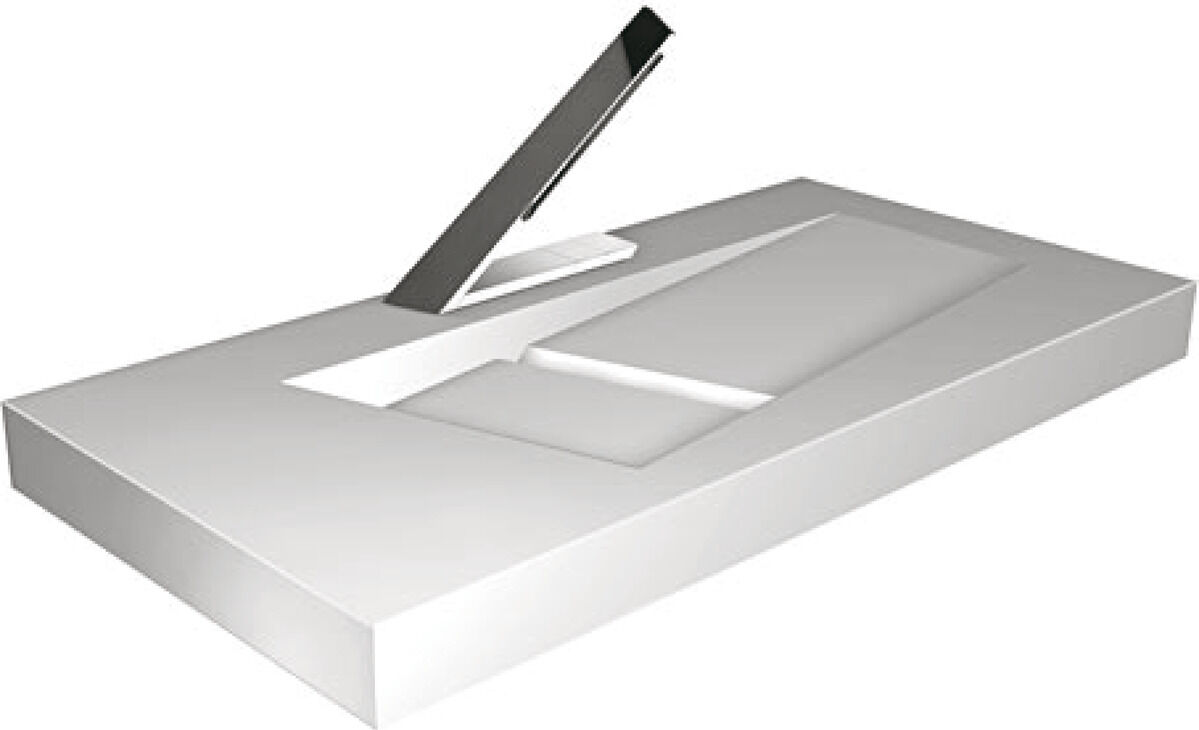 LATRAVA Lavabo opak beyaz 90x45x8cm