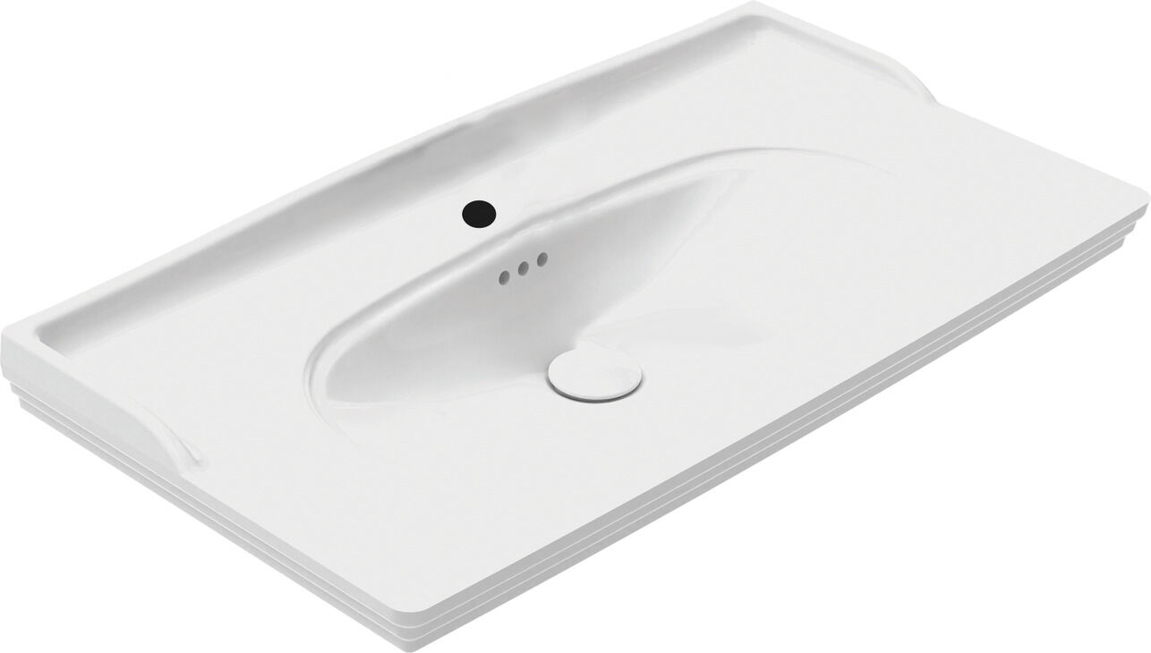 Banyo Lavabosu, HÄFELE EMPRESS 90-1, Dolap Uyumlu (Etajerli)