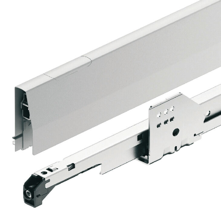 Çift Yanaklı Çekmece Sistemi, HÄFELE Matrix Box P, Eviye Altı Bordürlü Çekmece Seti, 18 mm Ahşap Kalınlığı İçin
