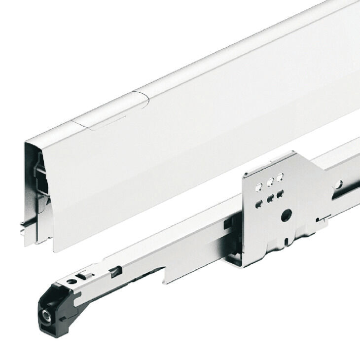 Çift Yanaklı Çekmece Sistemi, HÄFELE Matrix Box P, Eviye Altı Bordürlü Çekmece Seti, 18 mm Ahşap Kalınlığı İçin