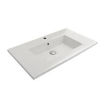 TIERRA 80 Lavabo, parlak beyaz,815x475mm