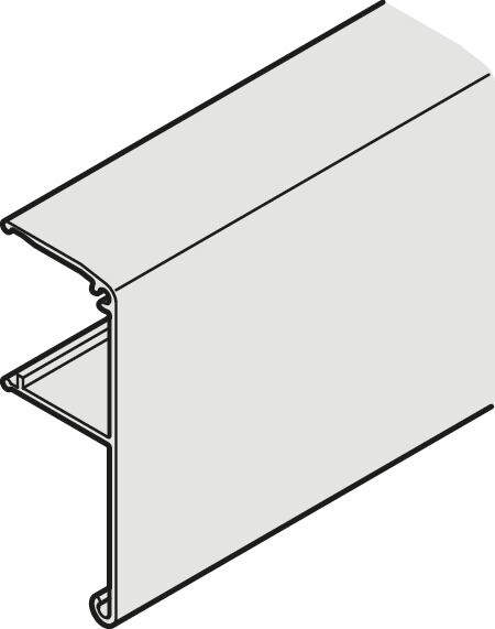 Klipsli panel, taşıyıcı ray için