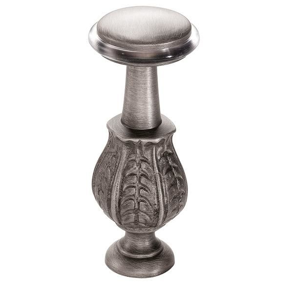 Kapı Stoperi Zemine Monte Vidalı Mat Nikel 65x45mm