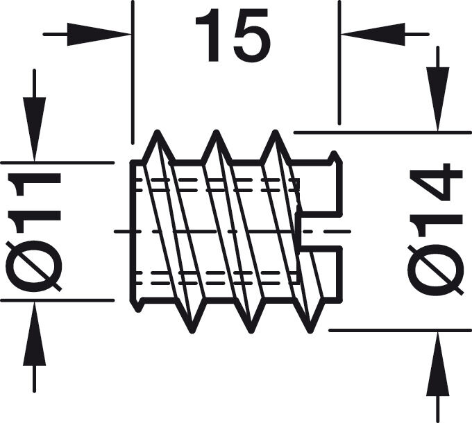 RTA bağlantı elemanı, Häfele Ixconnect K 36/30 2