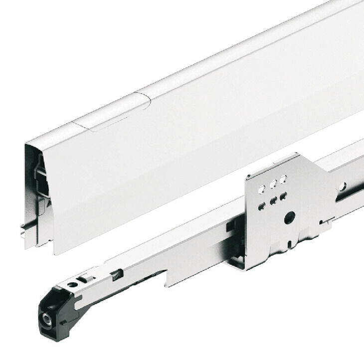 Çift Yanaklı Çekmece Sistemi, HÄFELE Matrix Box P, Kare Bordürlü Çekmece Seti, 18 mm Ahşap Kalınlığı İçin
