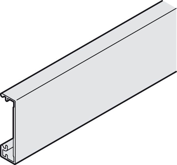 Klipsli panel, ahşap kapaklar için, yükseklik 38 mm