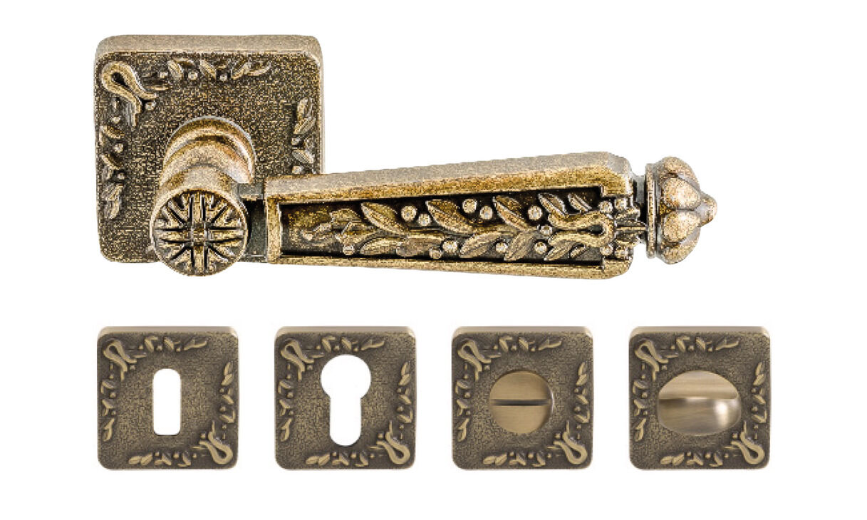 Kapı Kolu Seti, HÄFELE RUBY, Zamak, Yuvarlak Rozet