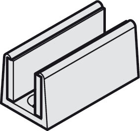 Alt kılavuz, 8 ve 10 mm için