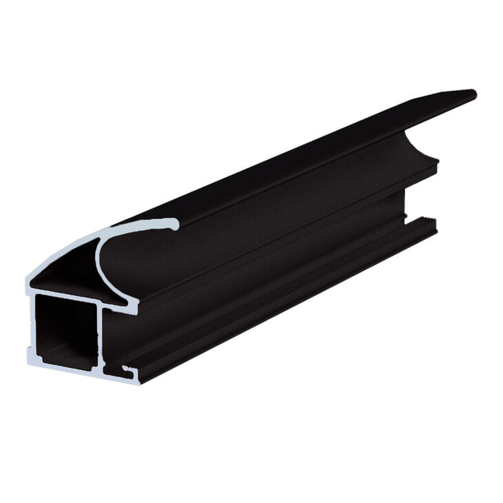ADoor-10 handle prof, Black mat, 2.7mt