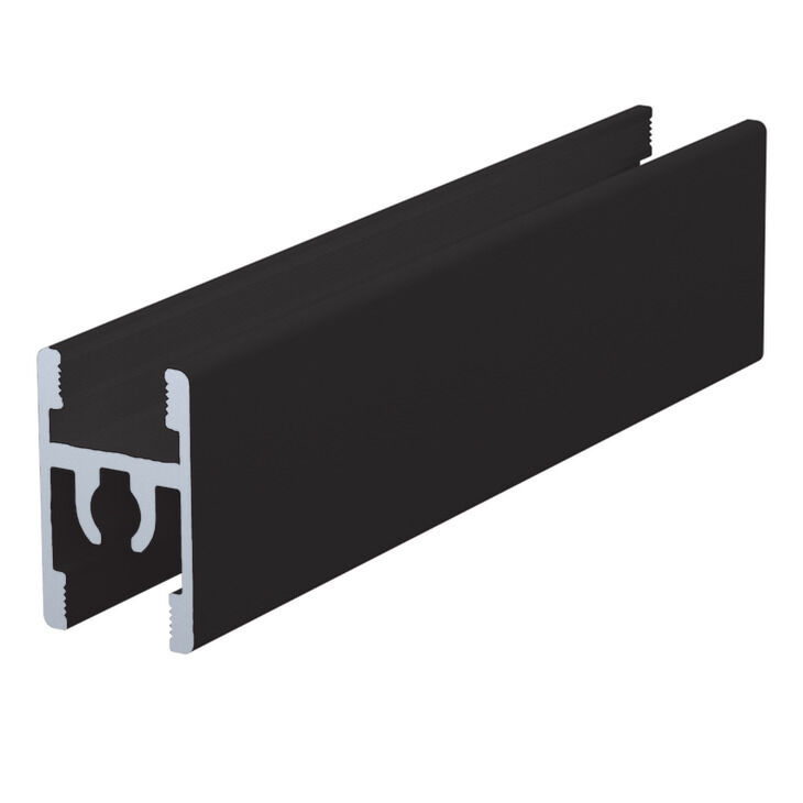 ADoor-10 bottom profile, Black mat,3mt