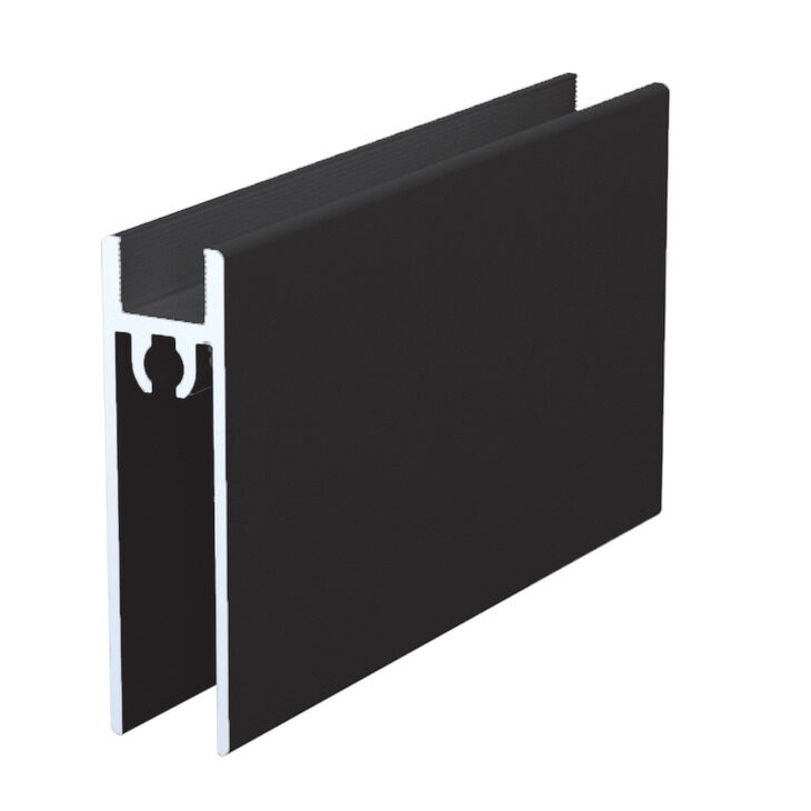 ADoor-10 bottom profile, Black mat,3mt