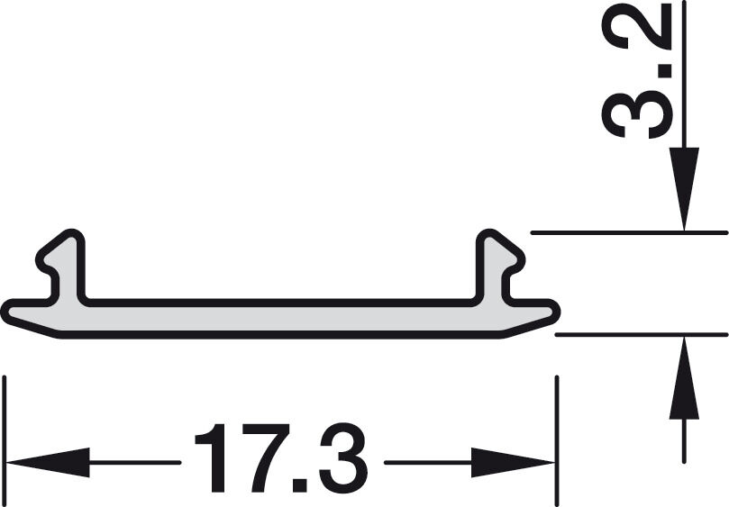 5102 Veya 5103 Profili Veya Sütun Profili Häfele Versatile İçin 2