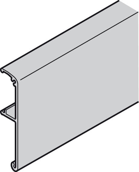 Klipsli panel, taşıyıcı ray için