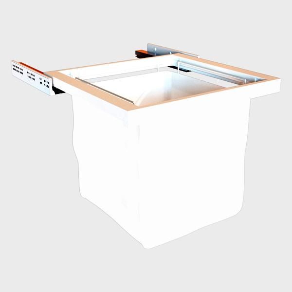 DRESS LINE Çamaşır sepeti beyaz 600mm