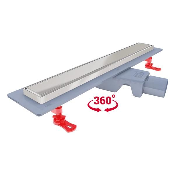 FLOWLINE Duş Kanalı Ø50mm Parlak Krom 600mm