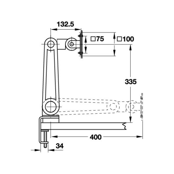 Hareketli Ekran Tutucu Gri 2.5-8.5kg